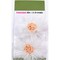 Belagio Colorfast Floral Accents, 3" Diameter, Fine Netting Flowers, 2 Piece Pack, White
